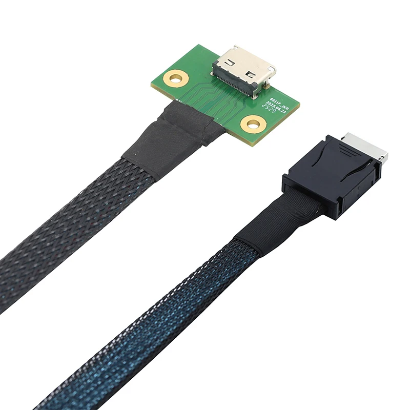 Cable de conversión de alta velocidad para PCIE Oculink SFF 8611 4I 42P a SFF-8612 4I Cable de servidor - imagen 2