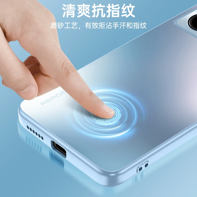 Funda para Redmi Note 13 Pro Plus, carcasa trasera de lujo de Metal mate, anticaída, a prueba de golpes, parachoques - imagen 5