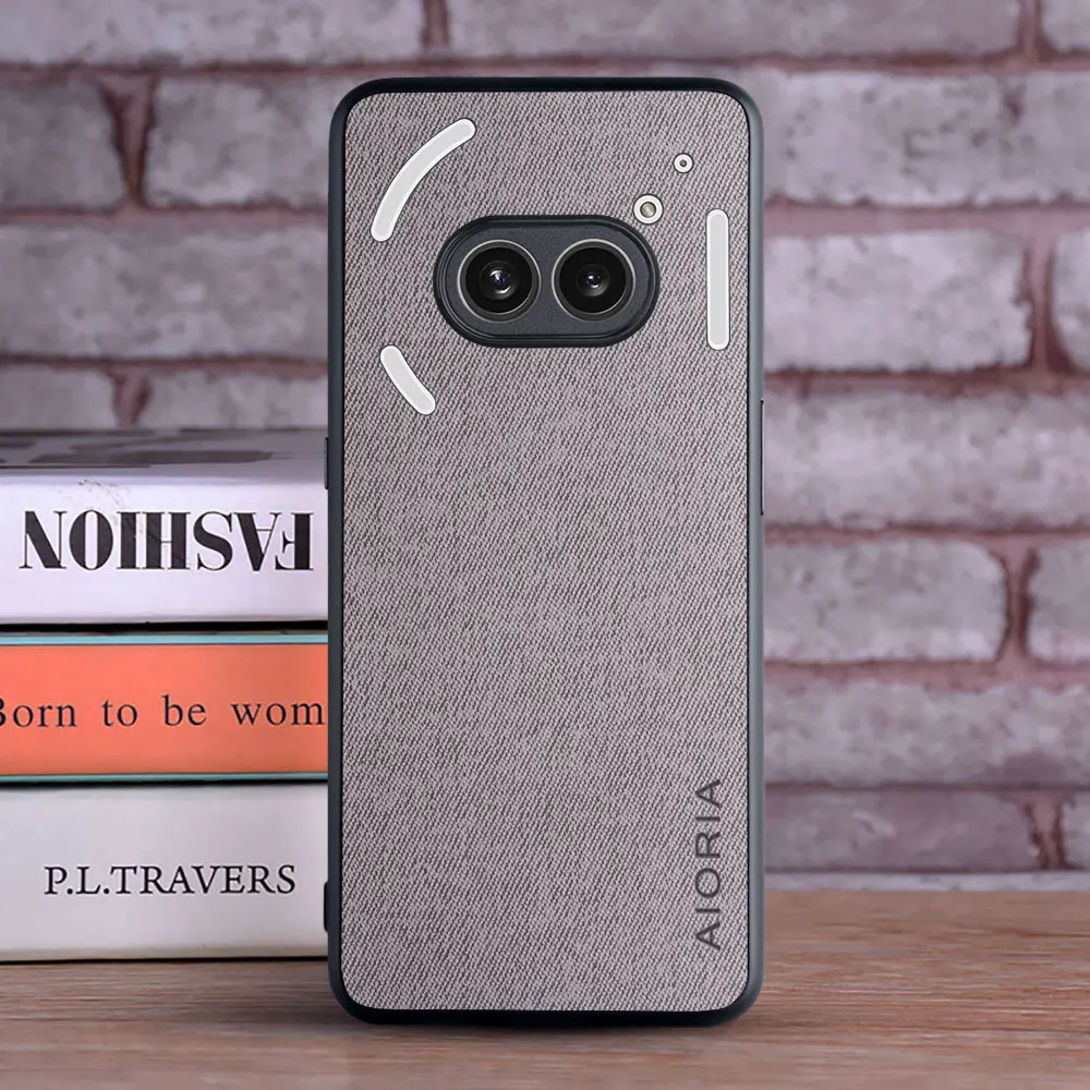 Funda para Nothing Phone 3 3a Pro 2a Plus CMF Phone 1 2 Pro Leather Master Hard Textile Fashion Cover para nada Phone 3a Case - imagen 3