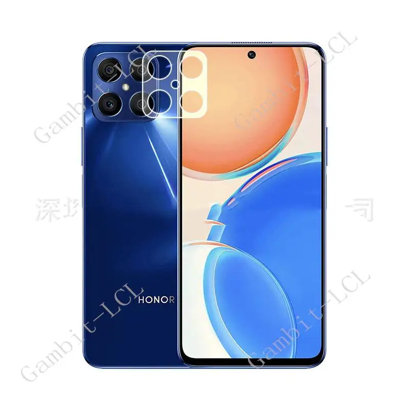 Lente de cámara 3D para Honor X8, vidrio templado, Protector de pantalla trasera, película de cubierta, Honor X8 X 8 TFY-LX1, TFY-LX2, TFY-LX3