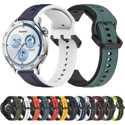 Correa de silicona suave para Huawei Watch Band GT 5 GT 4 3 2 42mm 46mm reloj 4 Pro para Honor GS Pro pulsera 20mm 22mm