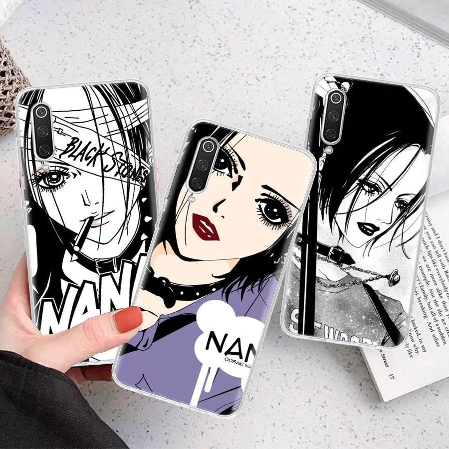 NaNa Osaki funda de teléfono de silicona con llamadas de Anime para Xiaomi Redmi Note 10 Pro, 10S, 11, 11S, 11T, 11E, 12, 9, 9S, 9T, 8, 8T, 7, 6, 5 - imagen 2