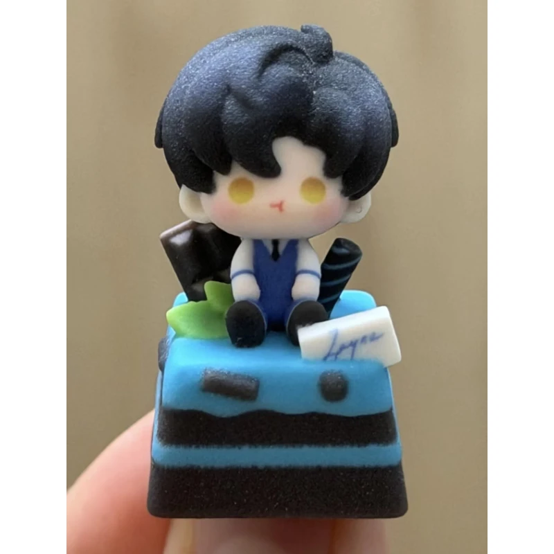 Teclas con tema de amor y espacio profundo, resina 3d, RAFAYEL/SYLUS/XAVIER/ZAYNE, bonitas teclas personalizadas 1U para accesorios de teclado mecánico - imagen 5