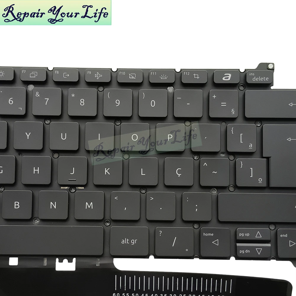 Teclado retroiluminado brasileño UA para Acer Swift 3 SF314-44 portátil PT-BR teclado brasileño ucraniano/ruso QF03P-B11BWL VF03P-B31BWL - imagen 2