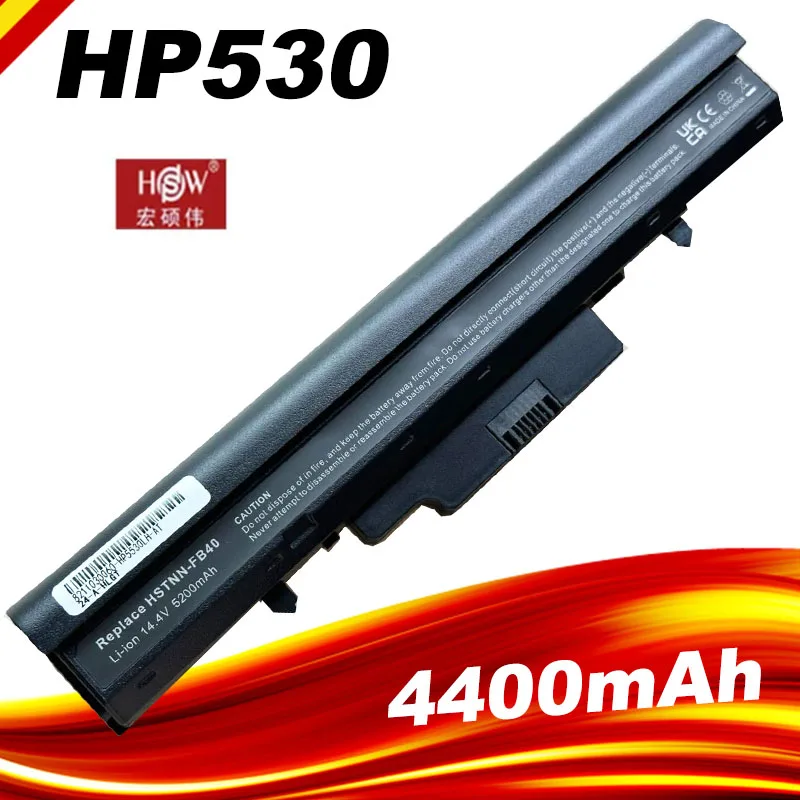 Batería para ordenador portátil HP 4400, 530 mAh, 8 celdas, HSTNN-FB40, HSTNN-IB44