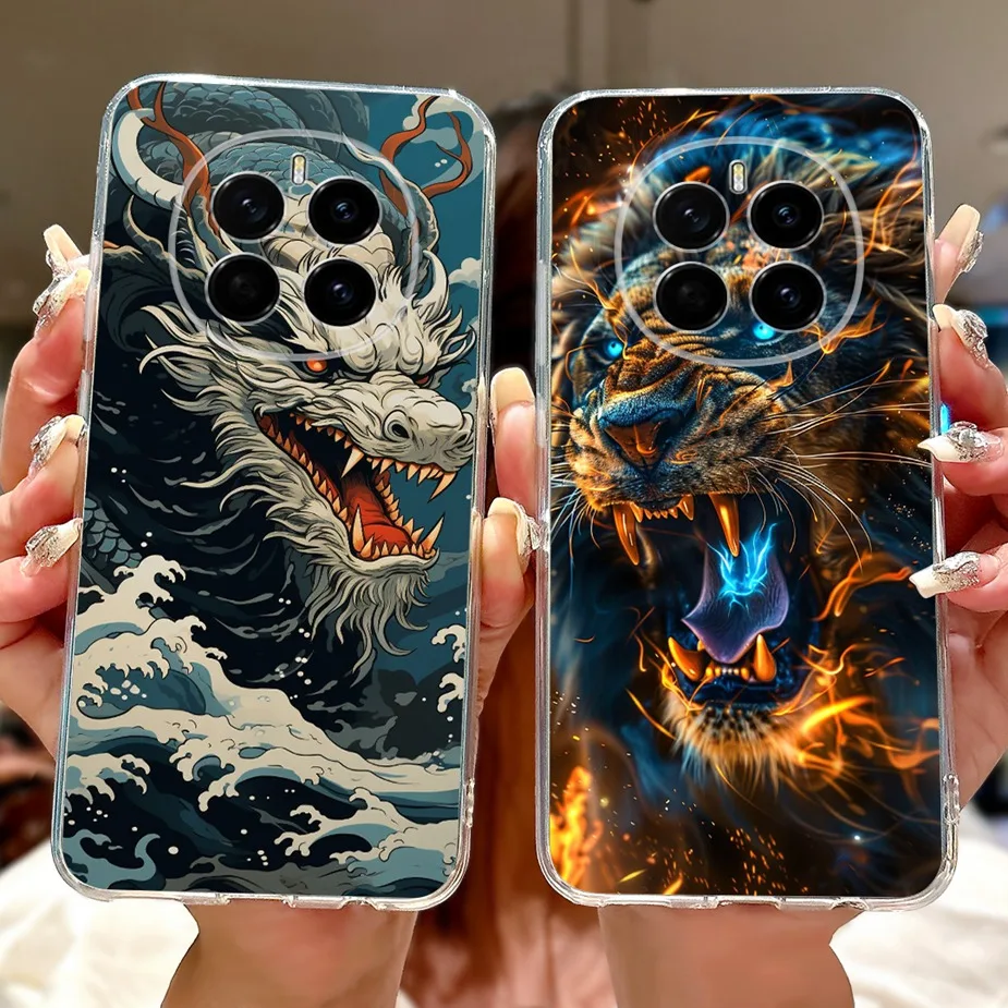 Para Honor Magic 7 Pro funda PTP-N49 funda pintada de lujo funda de teléfono de silicona suave para Honor Magic 7 Pro Magic7 5G PTP-AN00 Fundas - imagen 4