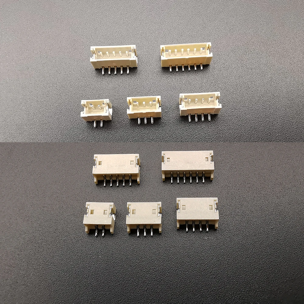 10/50 Uds SH/JST/ZH/PH/XH paso 1,0mm 1,25mm 1,5mm 2,0mm 2,54mm 2/3/4/5/6Pin conector de cabezal de Pin macho Vertical Horizontal - imagen 3