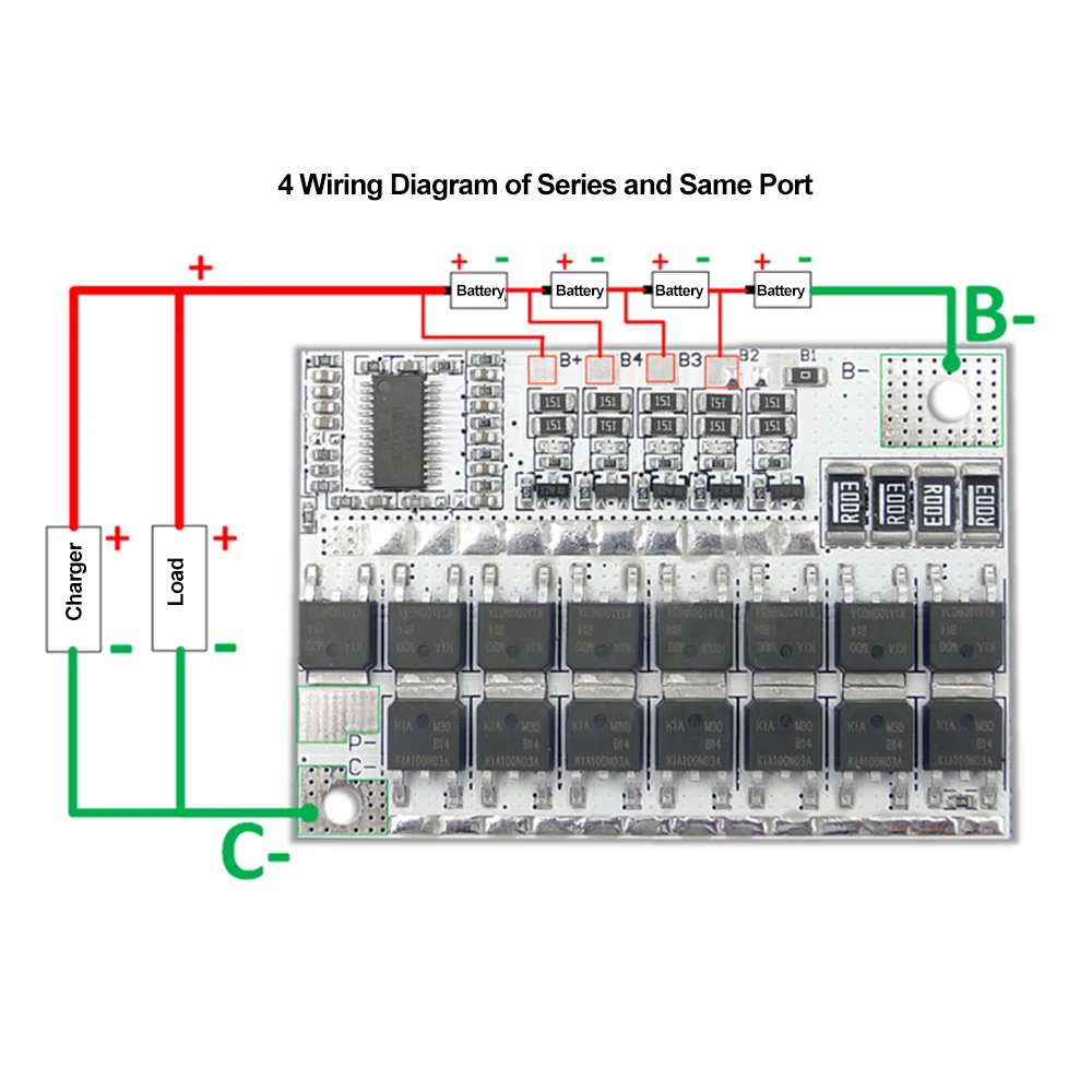 Placa de protección de batería de litio 3S 4S 5S, sistema de gestión de batería, módulo de ecualización activa con luz indicadora, módulo BMS - imagen 3