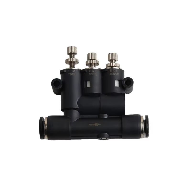 Cilindro neumático ajustable externo, junta de amortiguación de aire ANA con ajuste de velocidad, amortiguador de tiempo, SA-06/08/10 - imagen 5