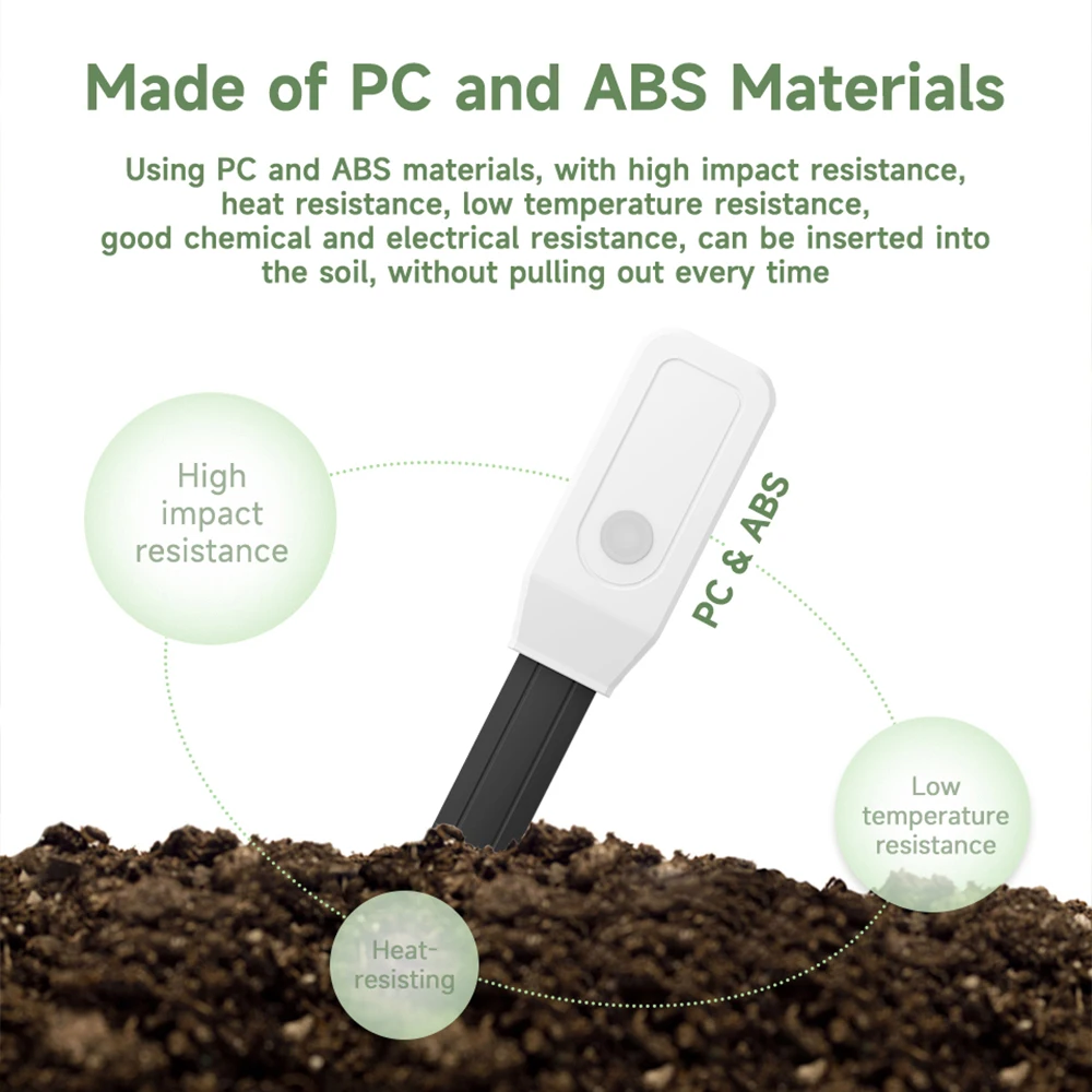 Tuya-probador de suelo inteligente con Wifi, medidor de temperatura, Sensor de humedad, Monitor de plantas, Detector de humedad de jardinería, funciona con Smart Life - imagen 4