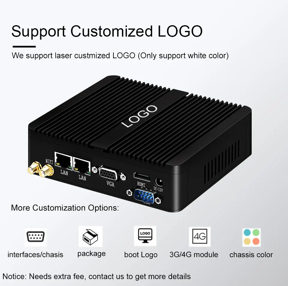 Mini PC sin ventilador Intel Celeron N2930/J1900/N2840 – Windows 10 - imagen 3