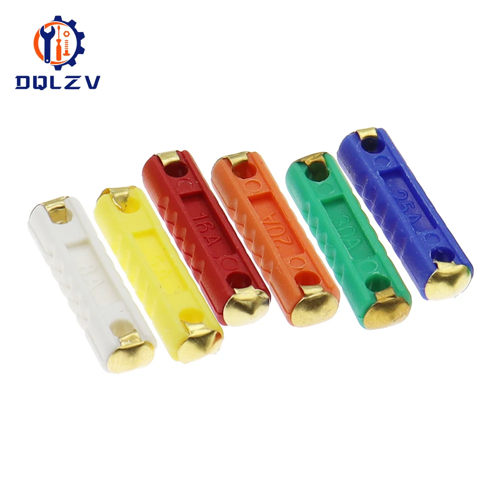 GBC Fusible cilíndrico automotriz europeo este Horizontal 32V 5A 8A16A 20A 25A 30A Tubo de fusible futurario - imagen 4