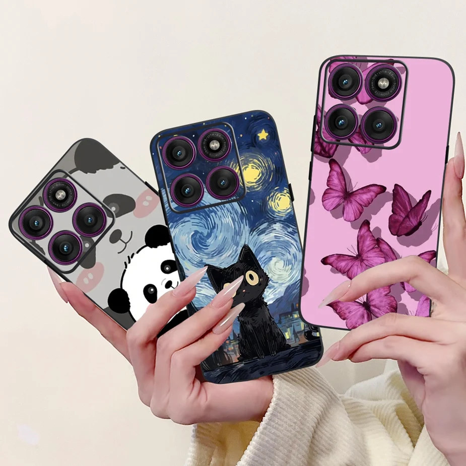 Para Motorola Edge 60 Pro funda XT2507-1 Linda funda pintada de moda funda de teléfono suave de TPU para Motorola Edge 60 Fusion Edge60 S Shell - imagen 2