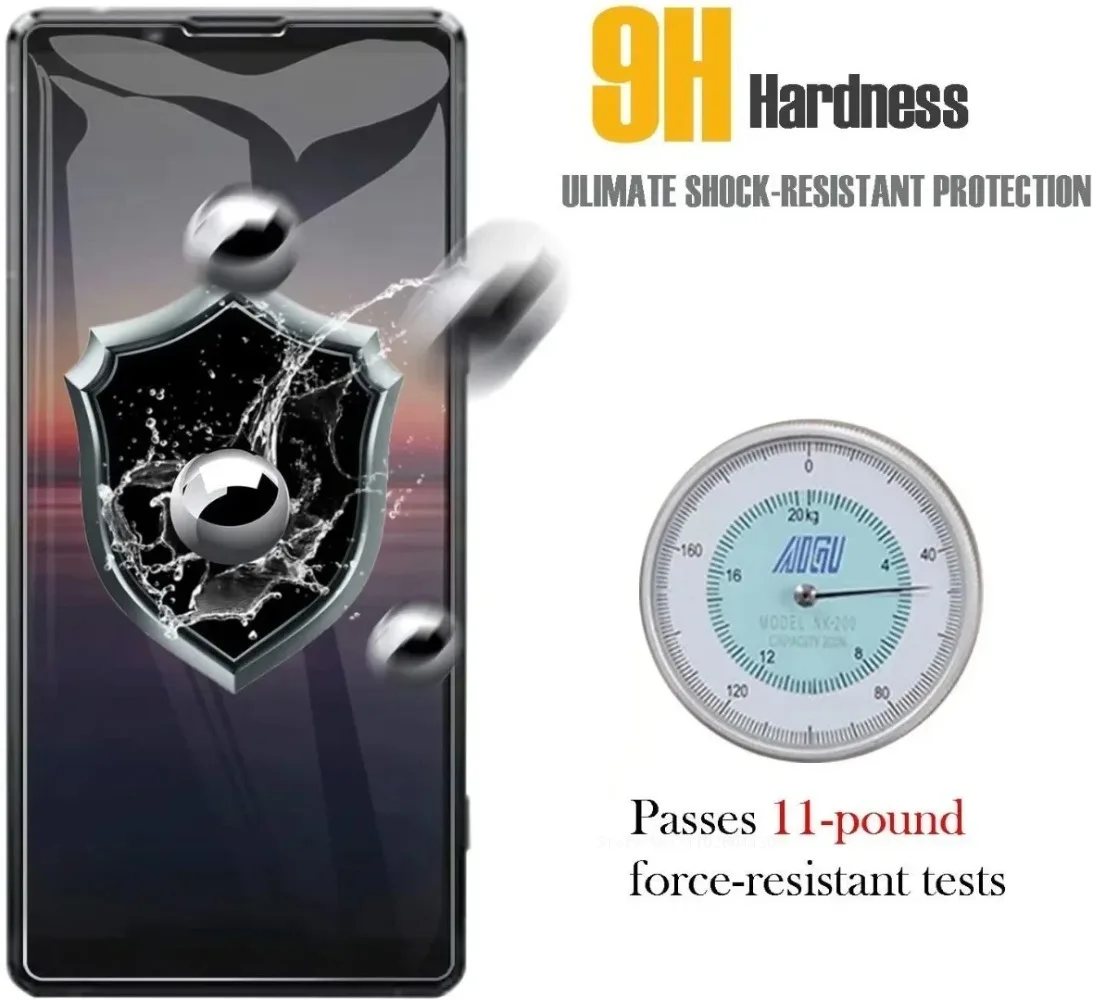 Protector de pantalla templado Sony Xperia 10 VI HD transparente - imagen 5