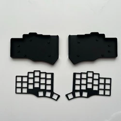 Gran oferta de Teclado Piantor, diseño personalizado de Cantor, Hotswap 35/36, interruptor Choc RP2040 sin diodos, ergonómico con cable QMK/VIAL Teclado