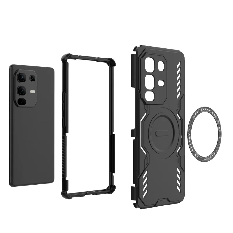 Para funda Infinix Note 50S funda Infinix Note 50S Capas a prueba de golpes trasera atracción magnética Adsorción Fundas Infinix Note 50S - imagen 3