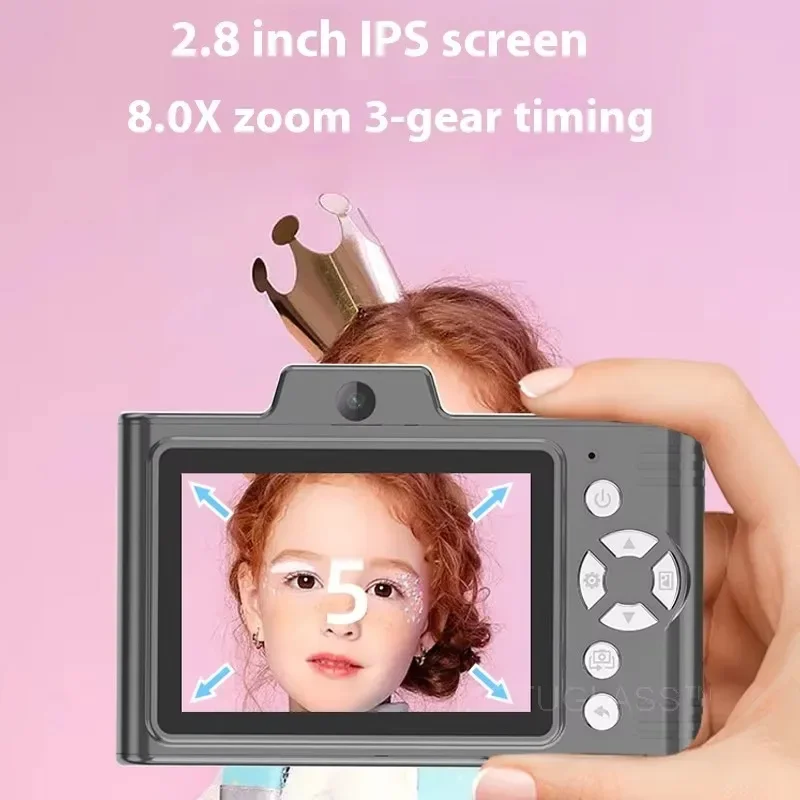Elegante cámara digital con transferencia móvil Ideal para entusiastas de la fotografía y estudiantes - imagen 5