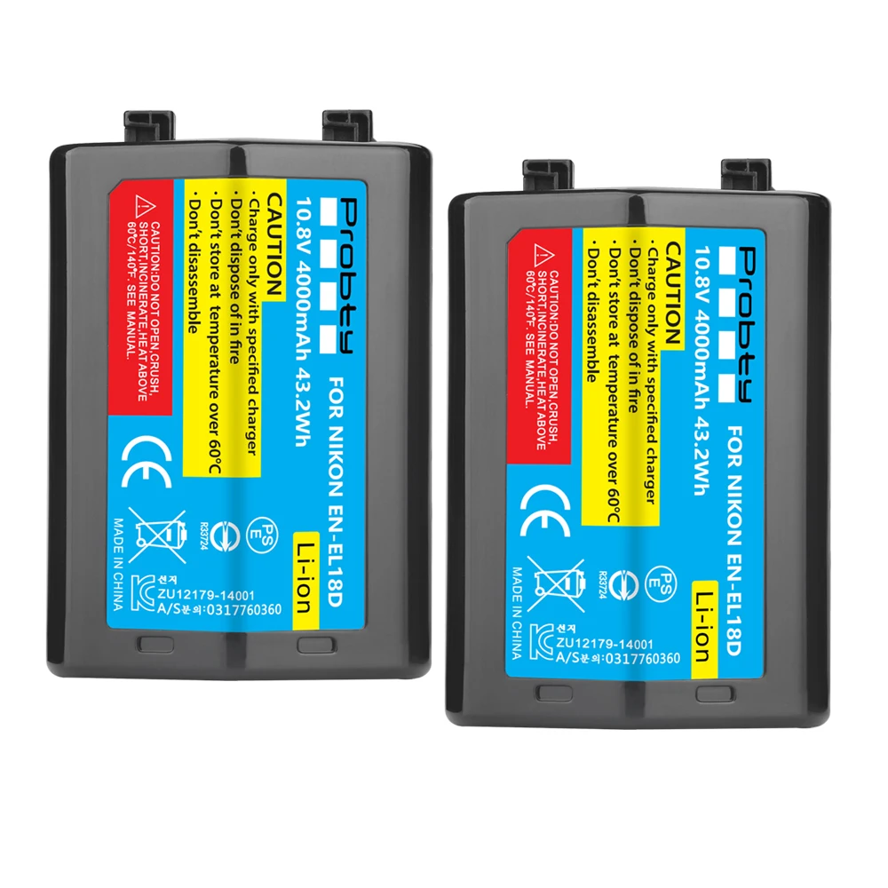 2 Pcs Battery