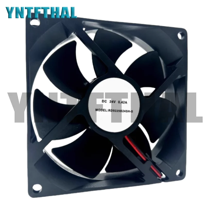 Nuevo RD9225B24SH-S DC24V 0.42A ventilador de refrigeración de 2 cables - imagen 2