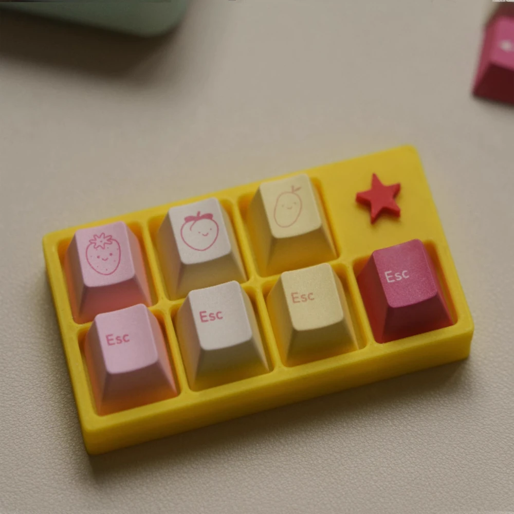 Juego de teclas de yogur GMK de 159 teclas, teclas de perfil de cereza, sublimación de tinte PBT, teclas clon GMK para teclado mecánico MX Switch - imagen 3