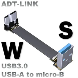 Cable Extensor USB 3.0 A Macho a Micro-B Macho FPV Plano