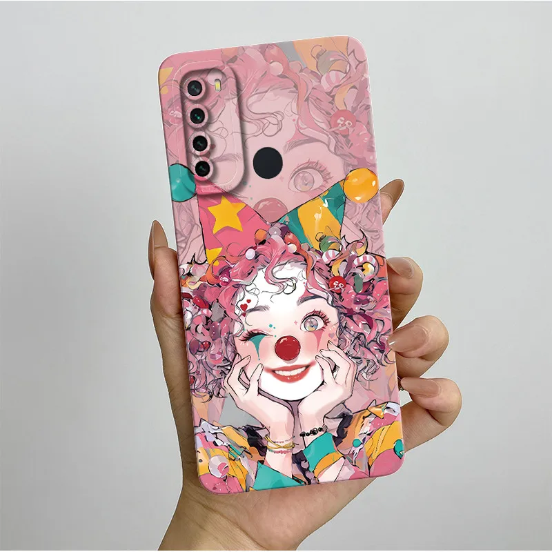 Funda de silicona para Xiaomi Redmi Note 8, funda de TPU suave de lujo estética para Redmi Note 8 2021 Note8, carcasa protectora para parachoques - imagen 5