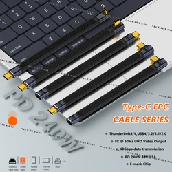 Cable USB-C Thunderbolt 4 40Gbps PD - Carga rapida 8K 60Hz Premium