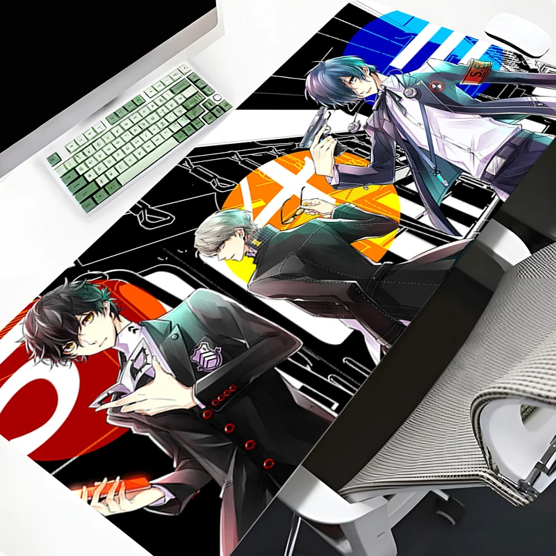 Alfombrilla de ratón de Anime con recarga de Persona 3, accesorios de juego, alfombrilla de Mesa Grande antideslizante, alfombrilla de ratón para ordenador portátil de oficina, Alfombra de goma XL, alfombrilla de escritorio para jugadores