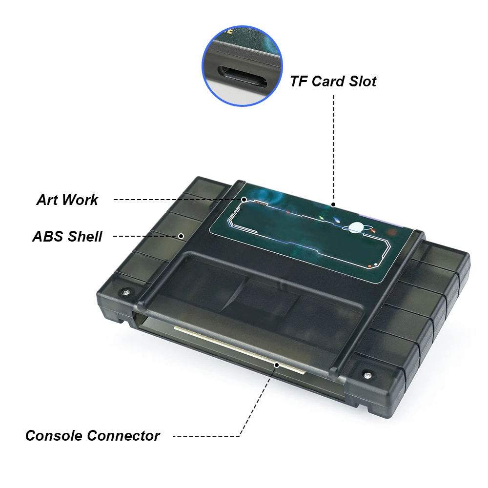 Tarjeta de juego V1 de 3000 juegos en 1, Cartucho de 8GB, tarjeta TF para Nintendo, versión estadounidense, SNES, SFC, consola de juegos Super Famicom - imagen 2