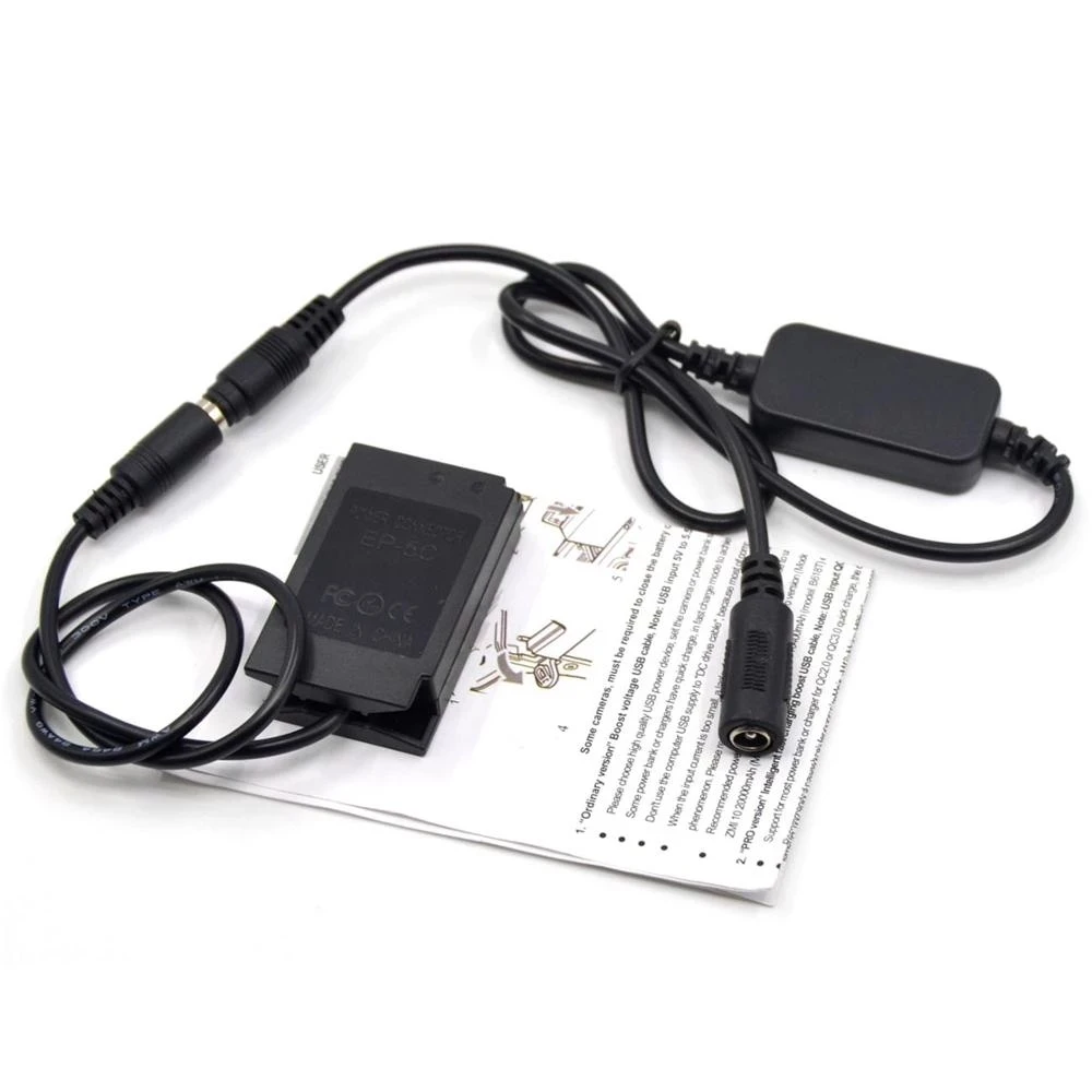 Acoplador CC EP-5C EN EL20 batería simulada 12V-24V suministro de Cable reductor para cámara Nikon 1J1 1J2 1J3 1S1 1AW1 1V3 P1000 - imagen 4