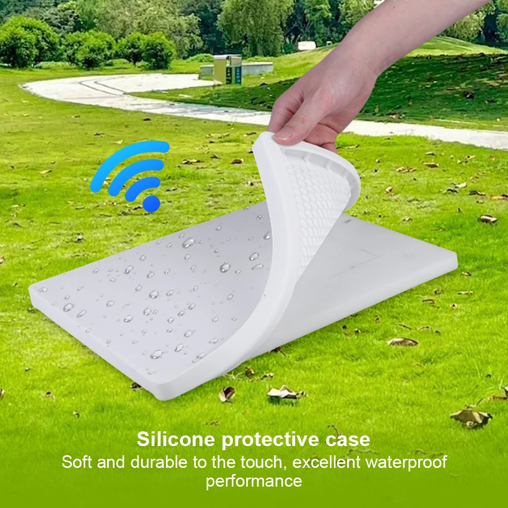 Para Starlink Mini funda protectora de silicona Protector fuerte montaje con ventosa cubierta protectora impermeable Accesorios - imagen 2