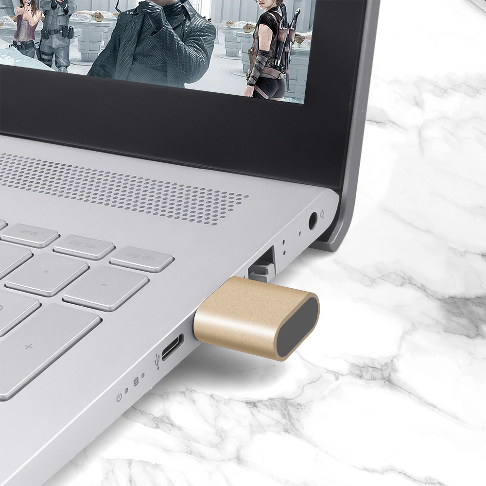 Adaptador de pantalla Virtual compatible con HDMI, enchufe de pantalla simulada 4K sin cabeza, emulador EDID para minería de vídeo Bitcoin DP - imagen 5