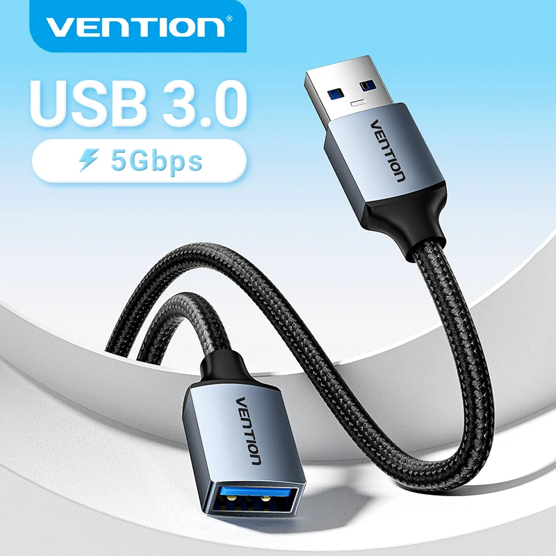 Vention Cable Extensión USB 3.0 Macho Hembra PS4 Xbox Smart TV PC