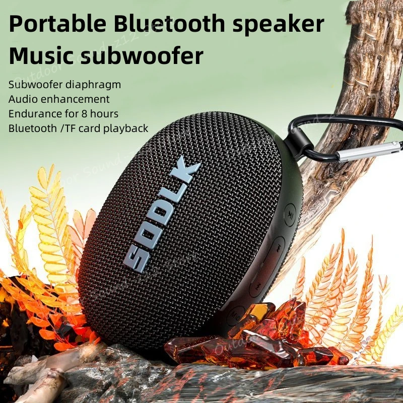 Sodlk-Altavoces de graves TX7, reproductor de música móvil portátil, Mini BlueTooth, altavoz de mochila para deportes al aire libre, caja de sonido impermeable para senderismo - imagen 2