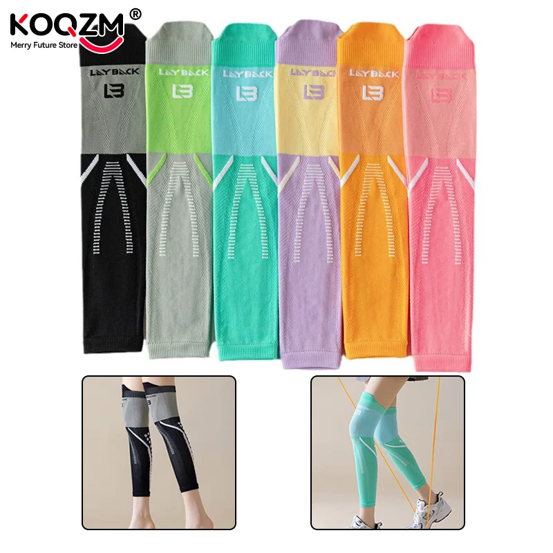 Rodilleras deportivas suaves, rodilleras transpirables de compresión elástica para Fitness, ciclismo, baloncesto, manga de pierna, rodillera protectora