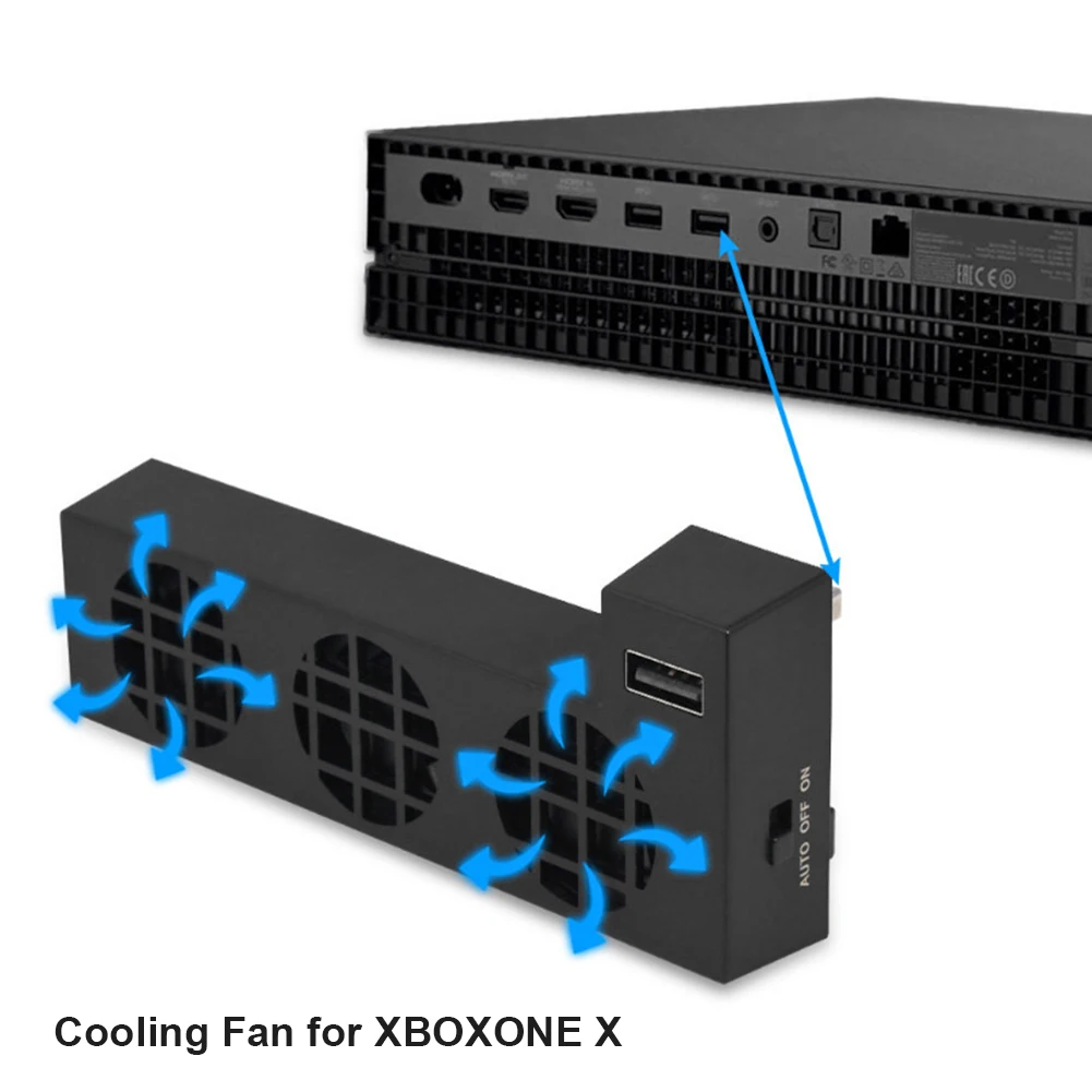 Ventilador de refrigeración para Xbox One X, controlador de consola USB DC 5V, Ventilador de refrigeración para Xbox One X - imagen 2