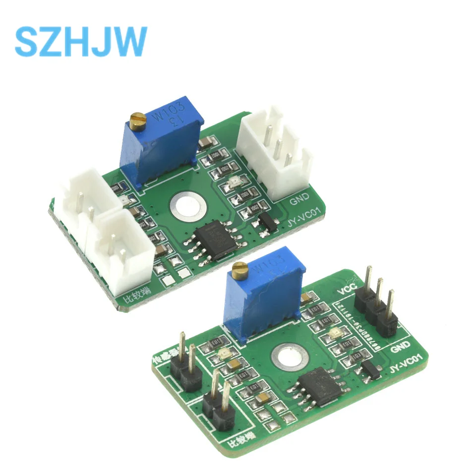 1 unidad LM393 módulo comparador de voltaje analógico dispositivo comparador Control de alto nivel de salida LED indicación