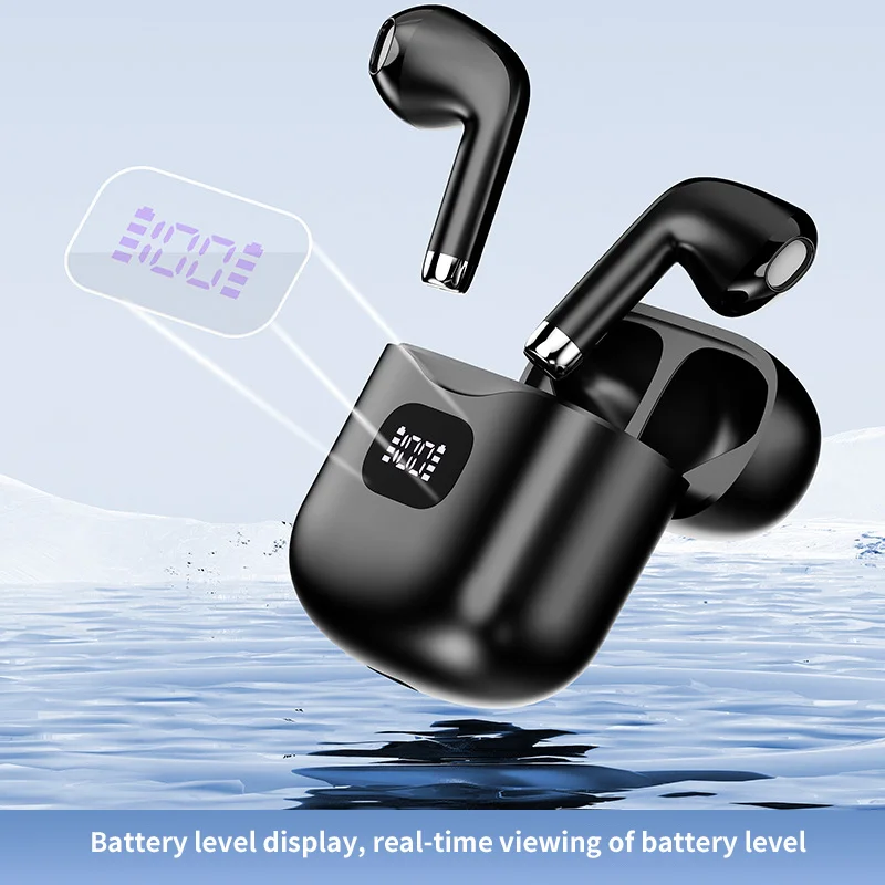 Auricular Bluetooth con pantalla de alimentación, batería de larga duración, Bluetooth 5,4, diseño ligero, efecto de sonido HiFi, escucha música, llamada telefónica - imagen 2