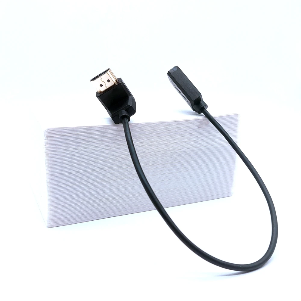 Cable de conexión de vídeo HD codo cable HDMI versión 2,0 4K60hz monitor de ordenador portátil proyector TV universal - imagen 5