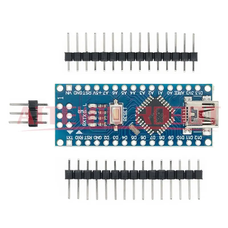 Promoción AITEWIN para controlador arduino Nano 3,0 Atmega328 módulo de placa Compatible placa de desarrollo PCB sin USB V3.0 - imagen 3