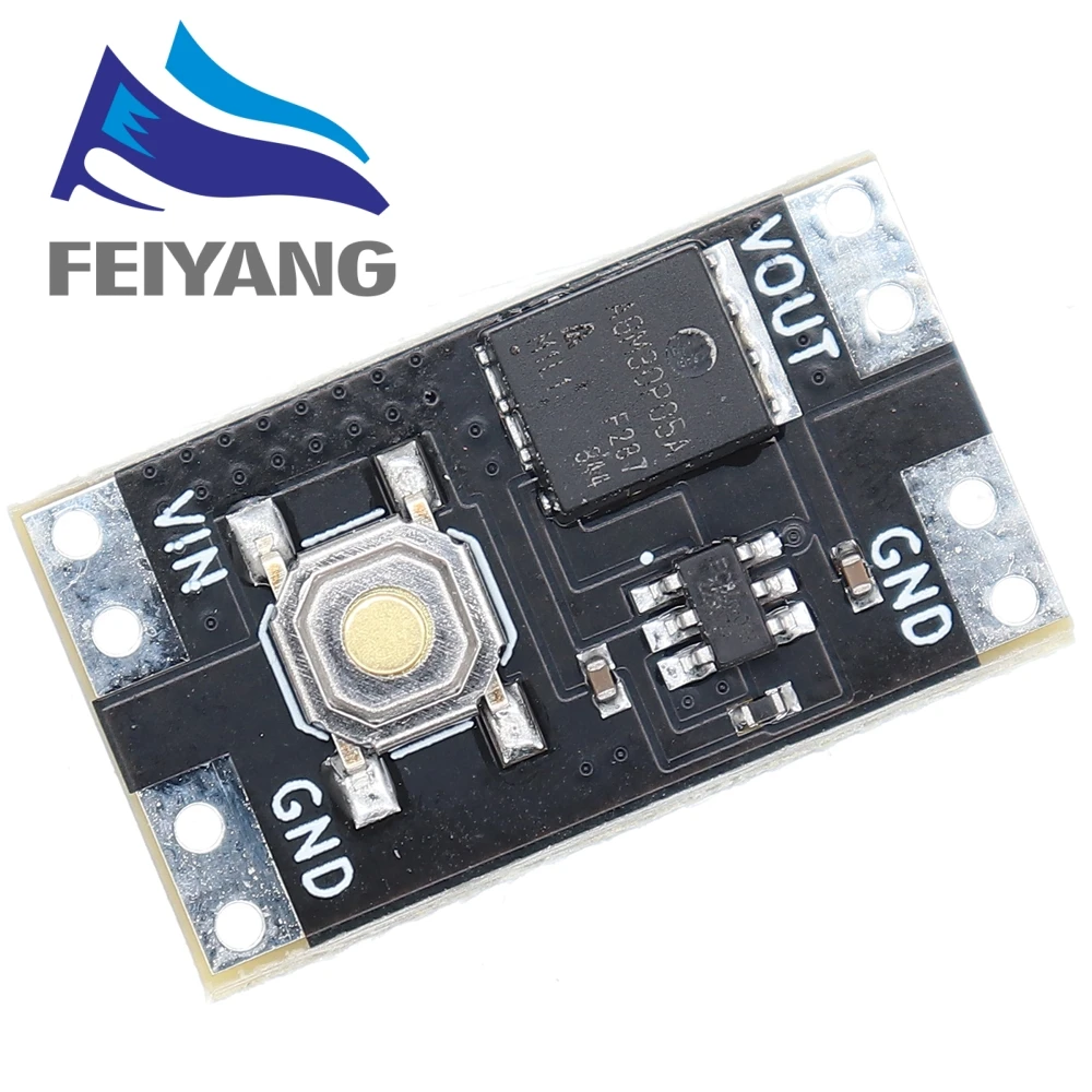 XL-10AL XL-10AH Botón de enlace único Bistable Micro Módulo de interruptor de una sola tecla 3,5-5,4 V 4,5-26 V 300nA 1.3uA Carga 10A Baja potencia - imagen 4