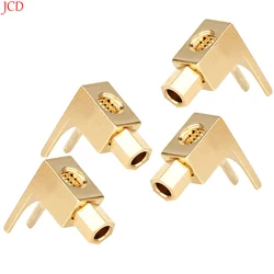 Conectores Banana Oro - Para Altavoces y Adaptador U