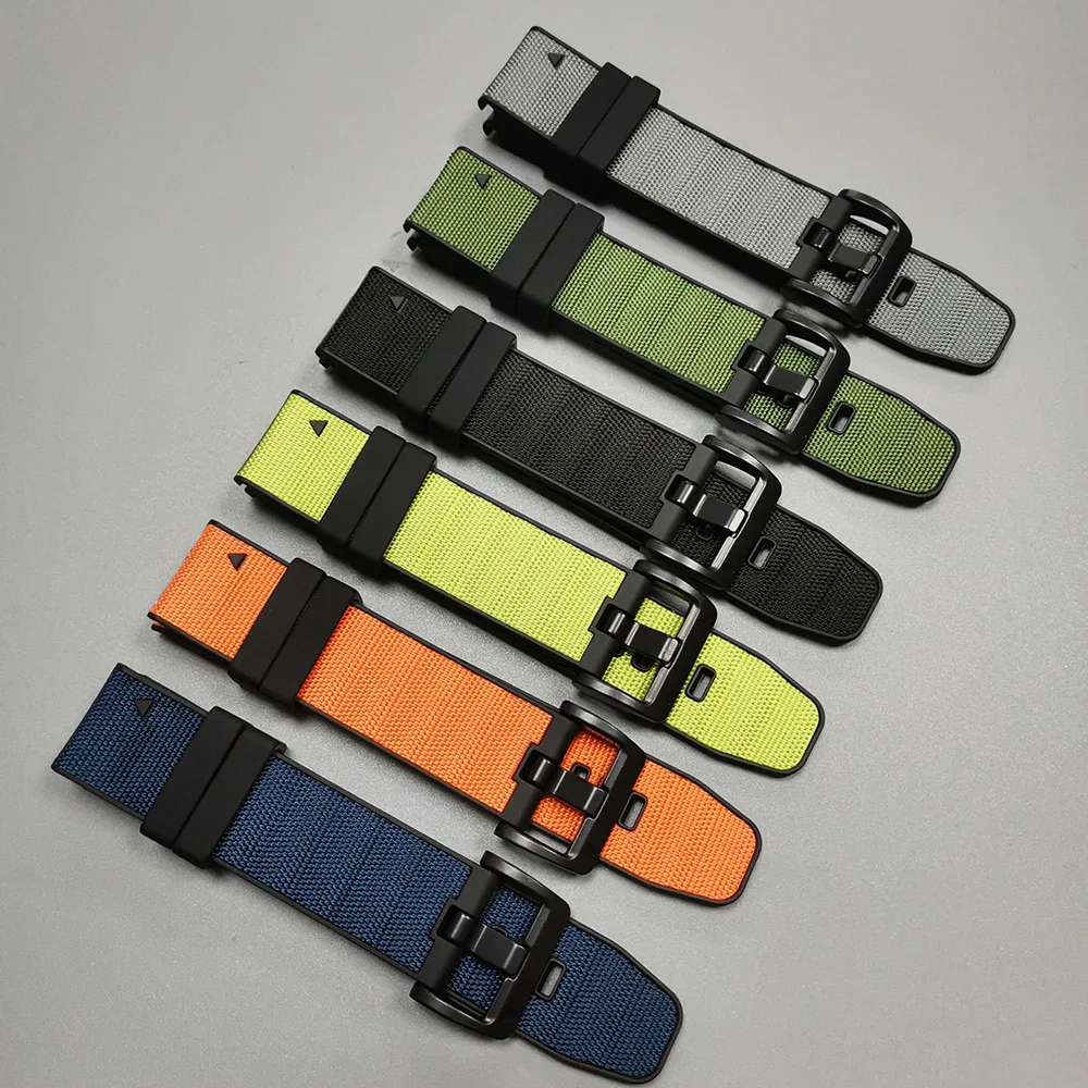 Correa de silicona de nailon para Garmin Tactix 8 7 Pro Delta Bravo/Quatix 8 7X 7/Fenix 7 7X 8 Pro E 6X 6 5X Puls pulsera de liberación rápida - imagen 2