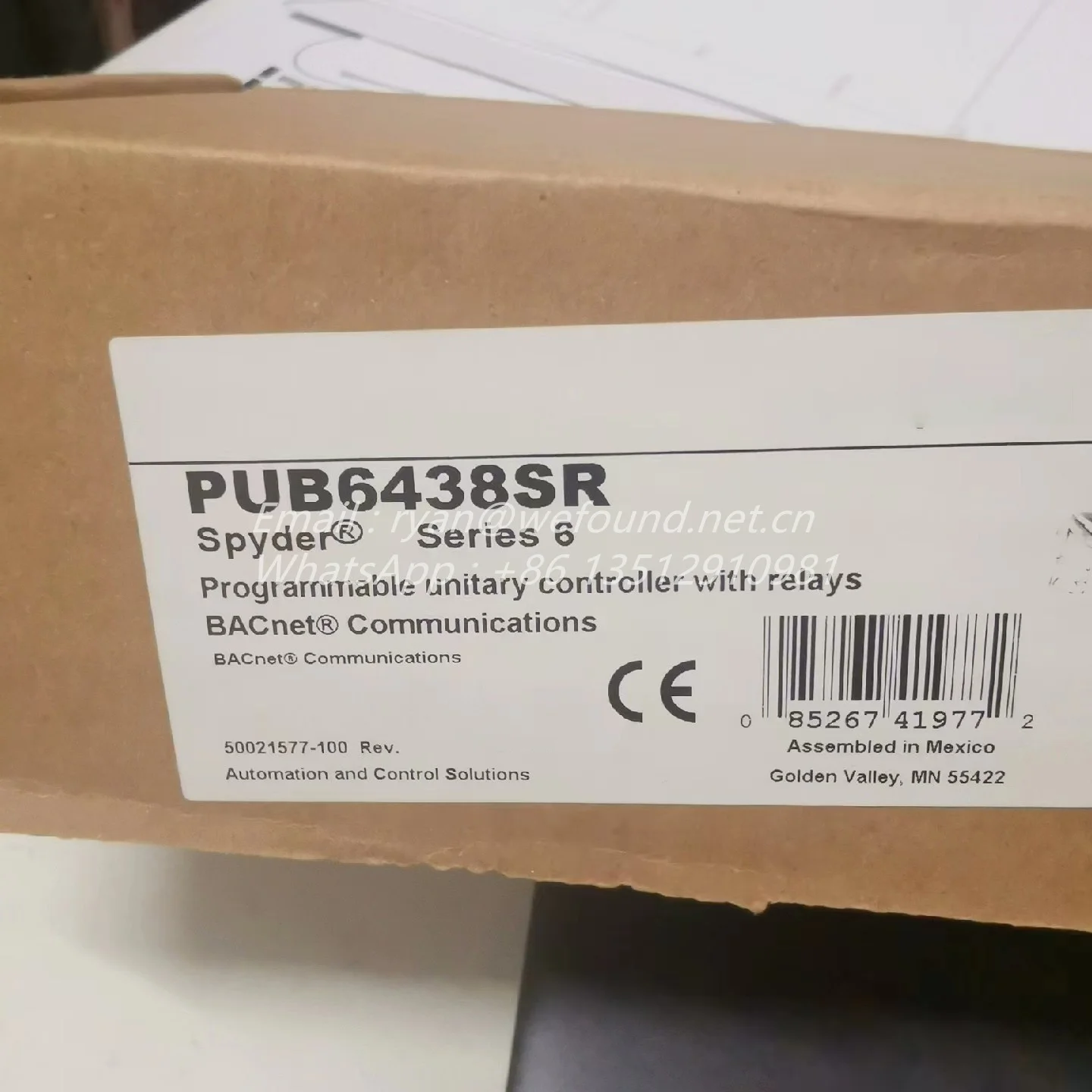 PUB6438SR para Honeywell, controlador único programable con relés, comunicaciones BACnet - imagen 2