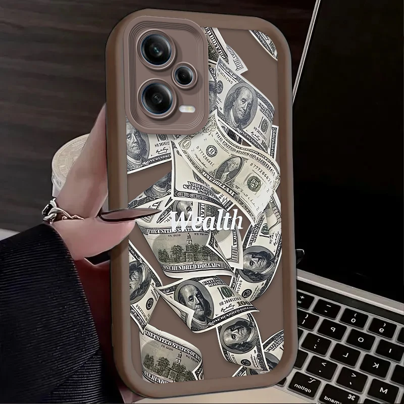 Gafas de sol mono billete caso para Xiaomi Redmi Note 12 13 14 11 Pro Plus 5G 12S 11S 10S 10 9 Redmi 14C 13C 12C 12 4G A3 A3X - imagen 4