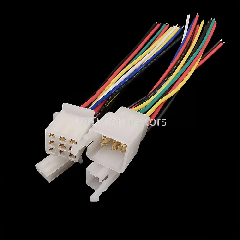 1/2/5 pares 2/3/4/6/9 pines 2,8mm conexión rápida automotriz conector de cable eléctrico motocicleta coche macho hembra cable terminal enchufe - imagen 3