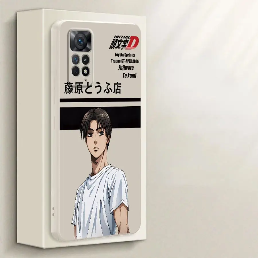 Funda blanda para Samsung Galaxy A15 A13 A14 A24 A35 A11 A12 A34 A51 A36 A26 A16 A22 A52 Anime iniciales D coche - imagen 4