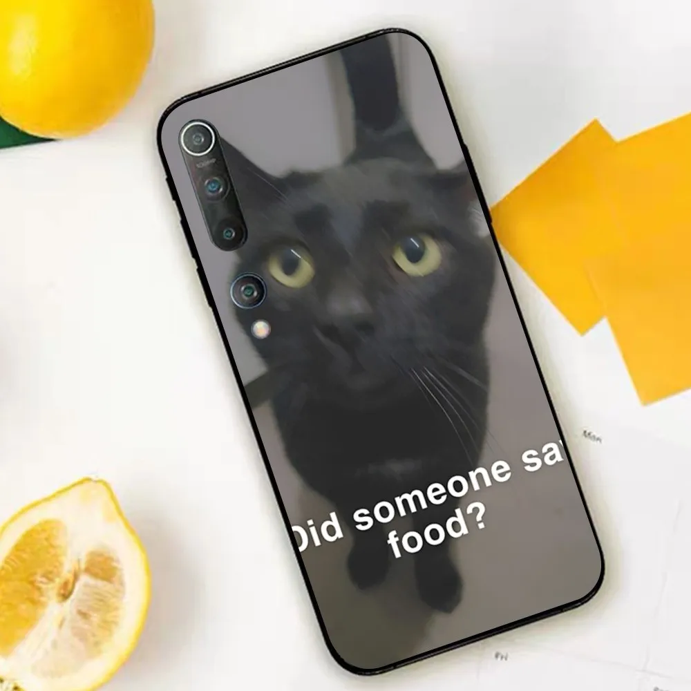 Funda de teléfono MEME con bonito gato para Xiaomi Mi 5X 8 9 10 11 12 Lite Pro 10T PocoX3pro PocoM3 Note 10 Pro Lite - imagen 3