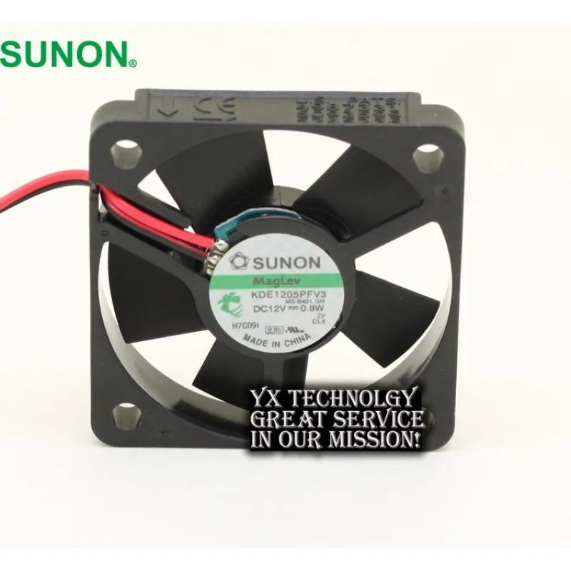 Ventilador de refrigeración ultrasilencioso para SUNON KDE1205PFV3, 12V, 0,8 W, 5010, 50mm, 50x50x10mm