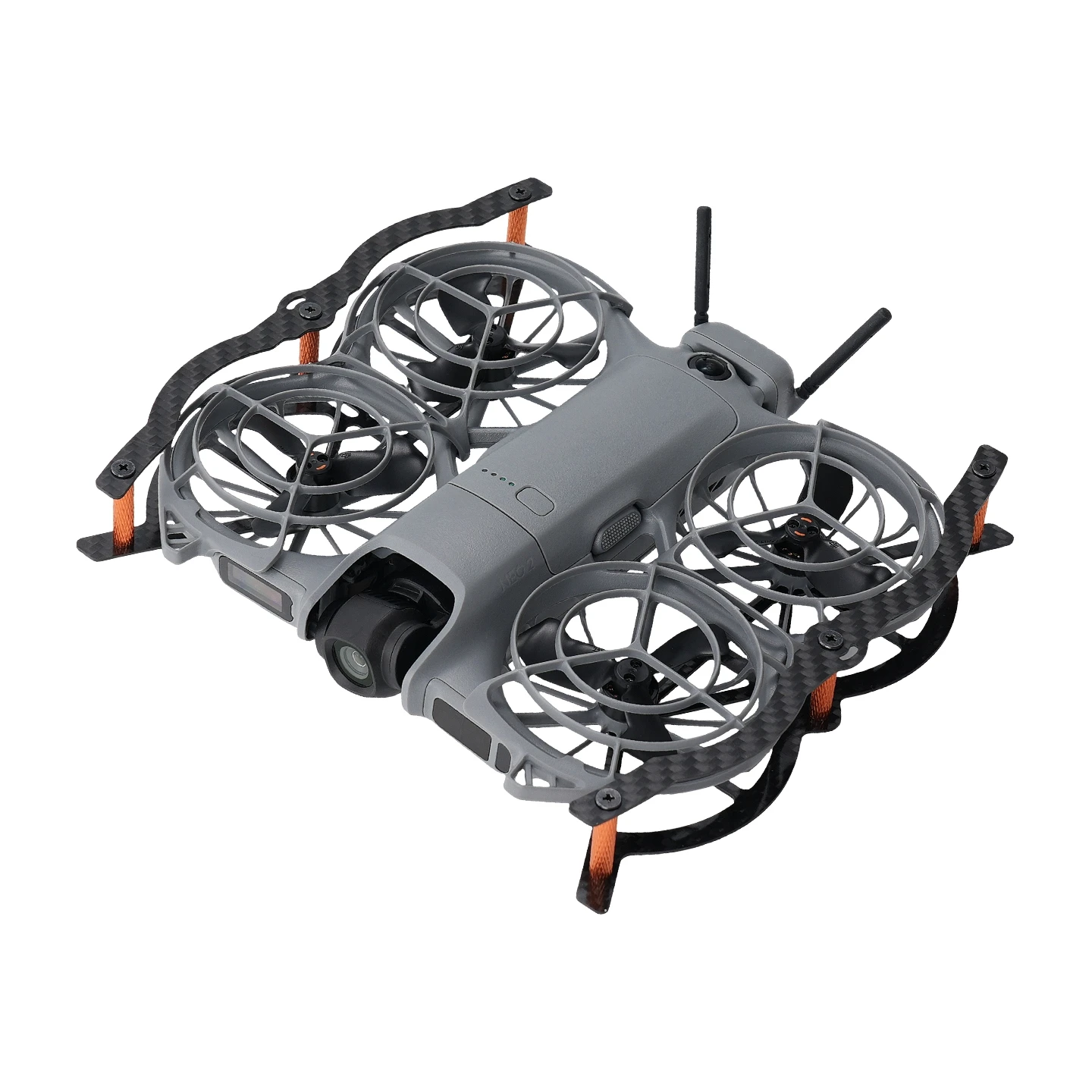 Armadura mejorada de protección de fibra de carbono para Dron DJI NEO 2, Protector de anillo de parachoques, varilla protectora, accesorios anticolisión - imagen 2